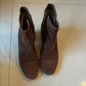 Michael Kors Brown Suede Ankle Boots